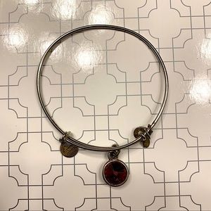 Alex & Ani Amethyst Stone Bangle